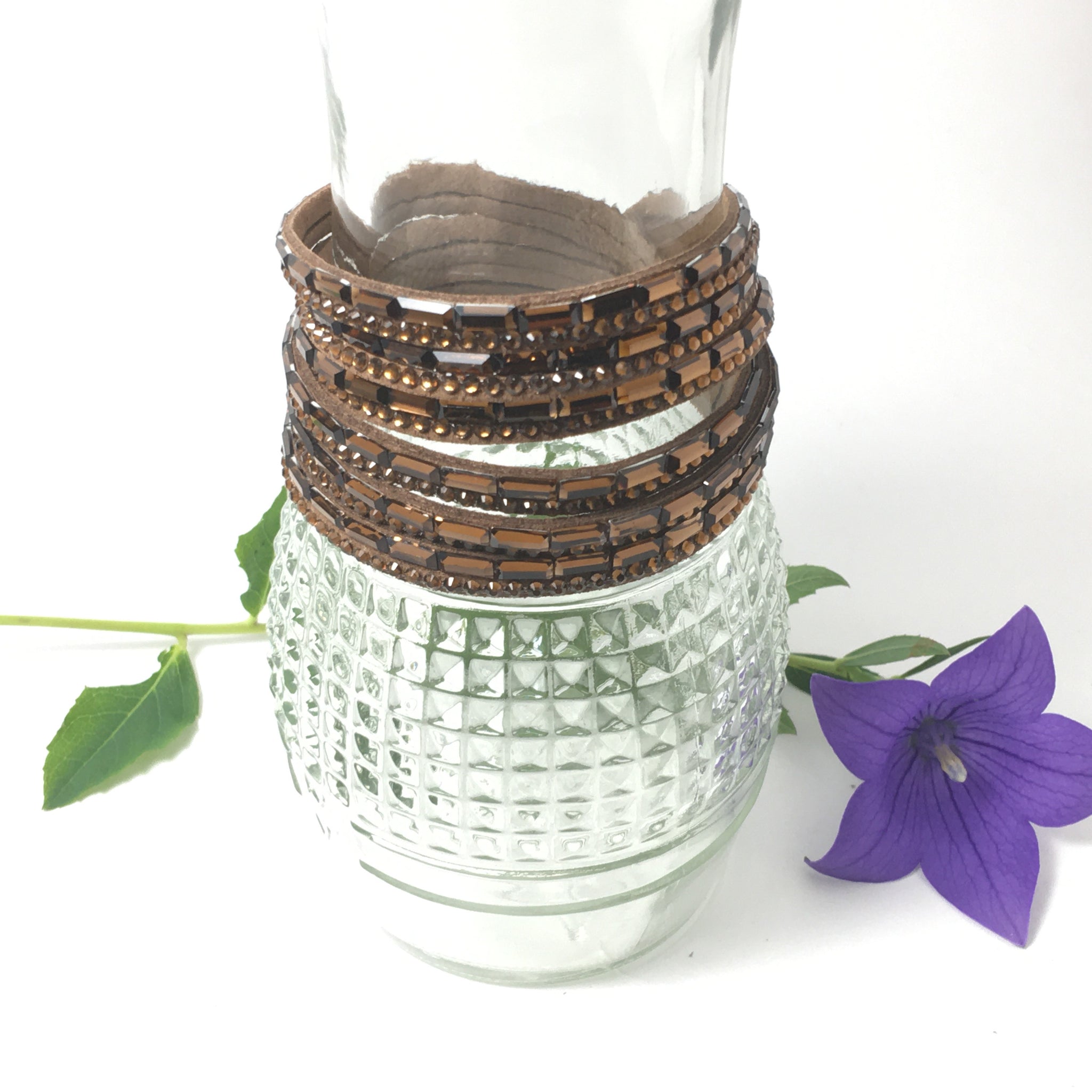 Caramel Rhinestone Slake Bracelet - Find Your Joy Today