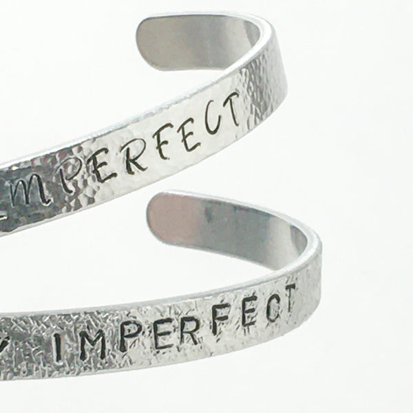 "BEAUTIFULLY IMPERFECT" Cuff Bracelet - Find Your Joy Today