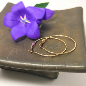 The Golden Hoop Earrings - Find Your Joy Today