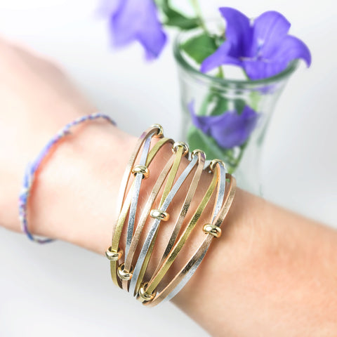 Elegant & Comfortable Multilayer Leather Bracelet - Find Your Joy Today
