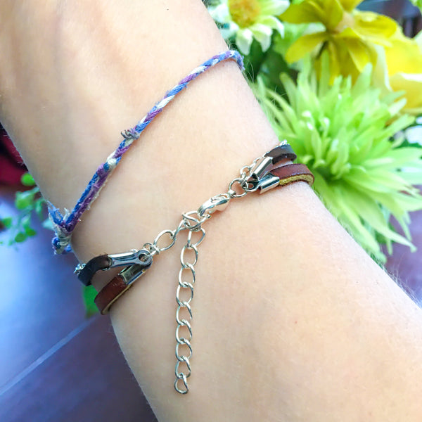 Golden Druzy Stone Leather Bracelet - Find Your Joy Today